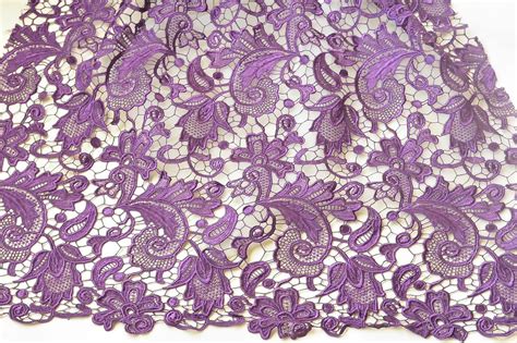 purple guipure lace fabric metallic|guipure lace fabric.